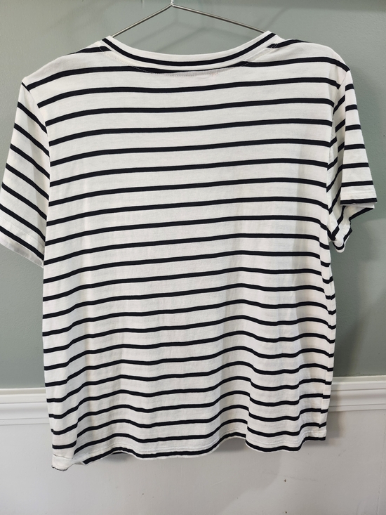 Philosophy Black & White Striped Short-Sleeve Tee with Yellow Lemon Appliqués - Picture 4 of 4